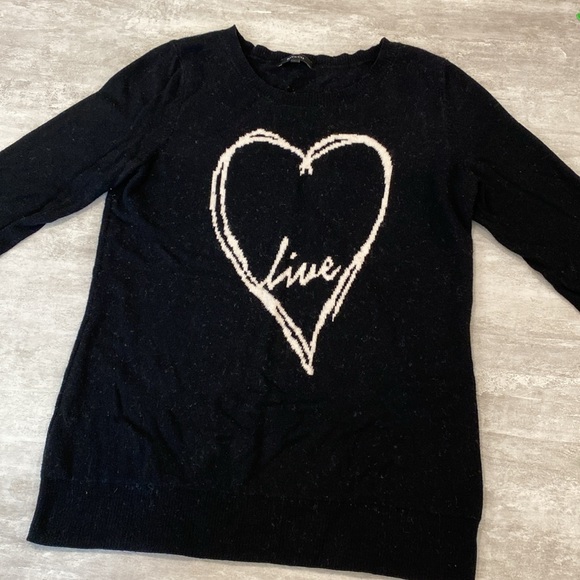 RW&CO soft knit sweater. Black. Medium. Good condition. Smoke free home. - Picture 3 of 3